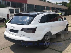 Audi Q7 autófóliázás: Avery gloss white av2100001 autó fóliával 7