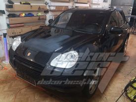 Porsche Cayenne autófóliázás: Teckwrap matt metallic bond gold ECH17 autó fóliával 5