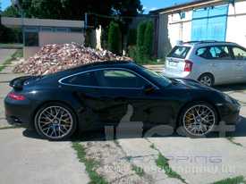 Porsche 911 Turbo S autófóliázás: teljes kavicsvédő autófóliázás 04