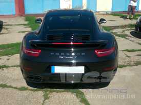 Porsche 911 Turbo S autófóliázás: teljes kavicsvédő autófóliázás 08